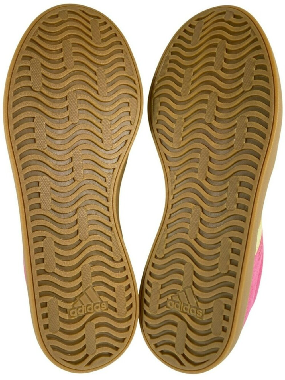 Adidas VL Court 3.0 Shoes Pink & Yellow Athletic Suede Sneakers Women's Sz 9 NEW - Picture 8 of 13